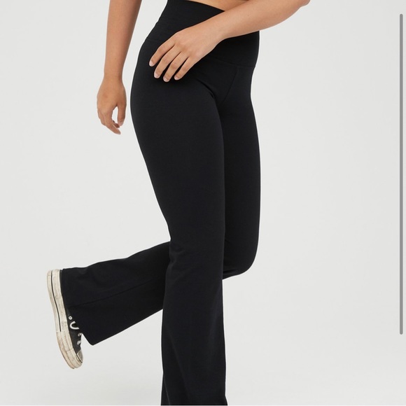 aerie Pants - Womens black flare legging!